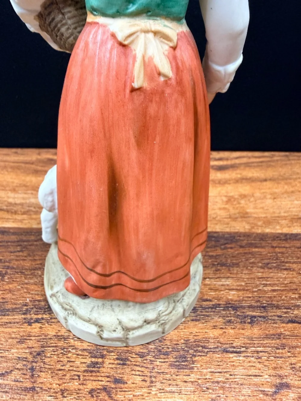 ARDALT LENWILE China Hand Painted Girl with Sheep Figurine